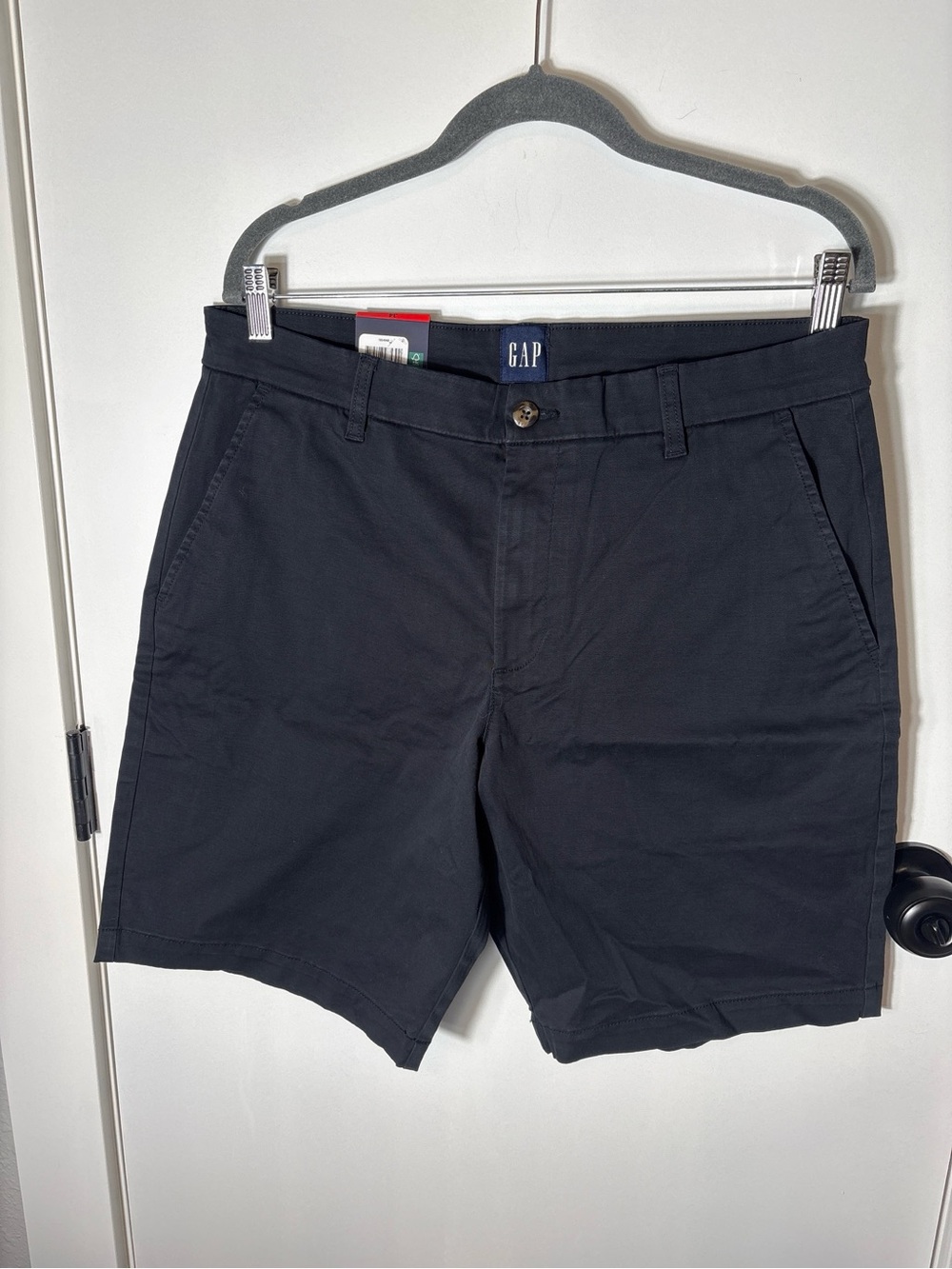 GAP Black Chino Shorts Size 34 NWT Men’s Preppy Normcore Summer Casual